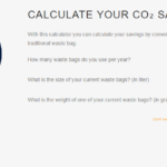Calculadora ahorro CO2 bolsas de basura Longopac.