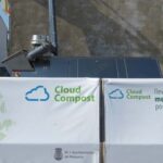 Compostador industrial instalado en El Rebollar, Valencia.