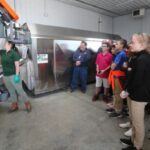 Compostador industrial en Akron Zoo, Ohio.