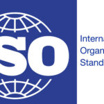 Logo ISO - International Organization for Standardization.