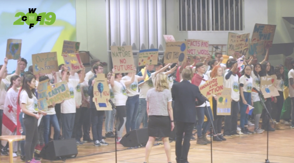 Foto oficial del evento World Circular Economy Forum 2019.